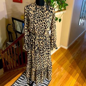 Women’s size 4 leopard print dress